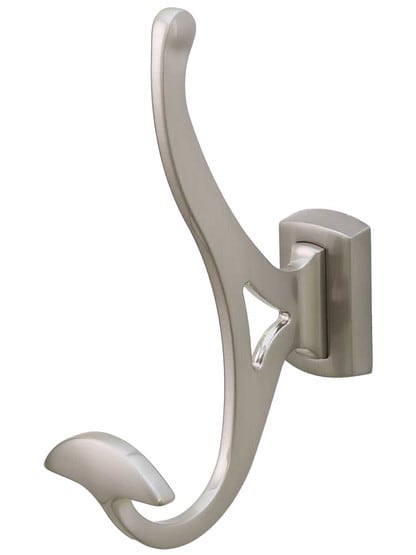 Beacon Towel Hook in Satin Nickel.